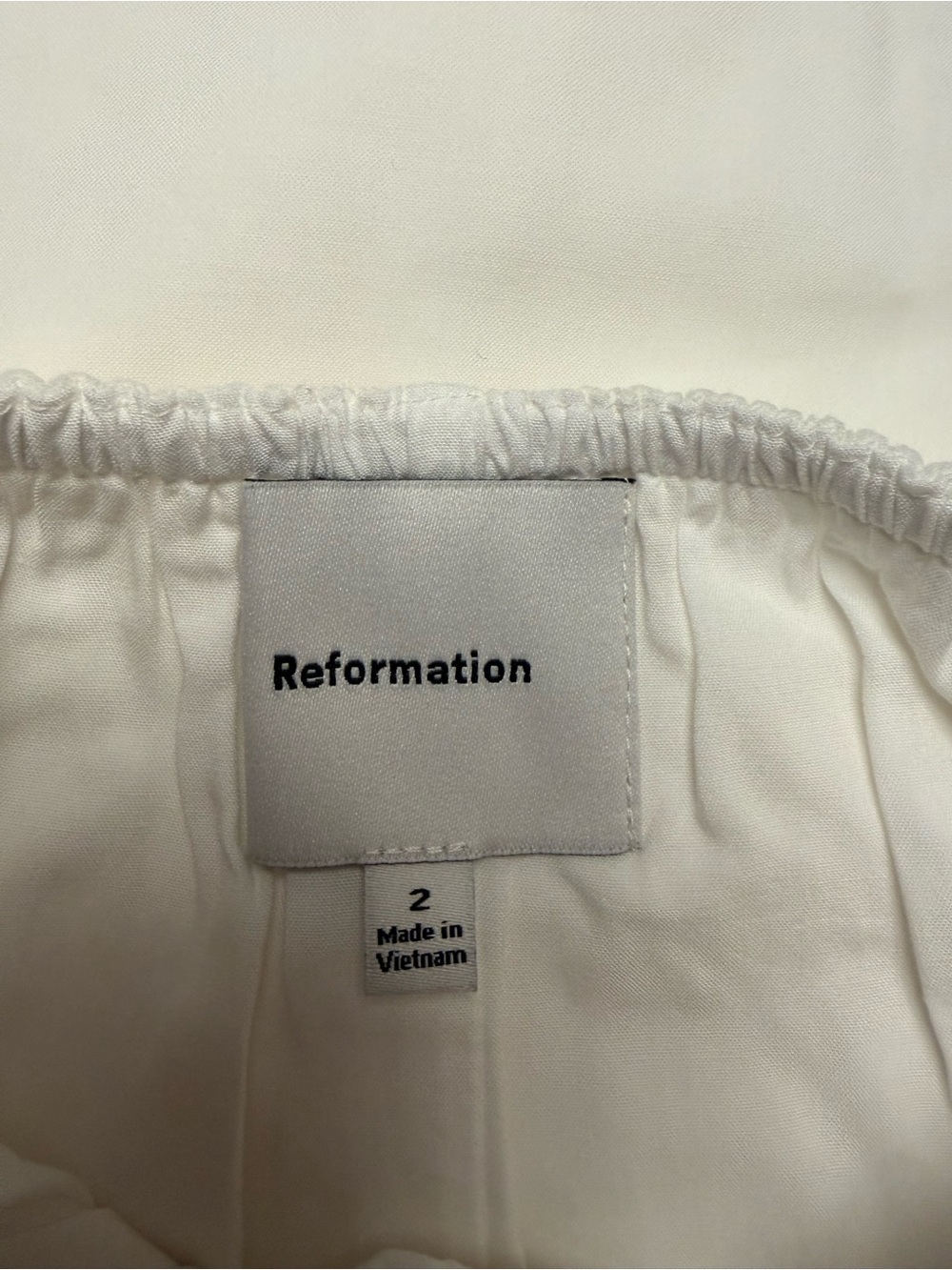 NEW Reformation Kiran Maxi Halter Dress White | US 2 UK 6 - Picture 12 of 14